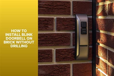 install blink doorbell|install blink doorbell without drilling.